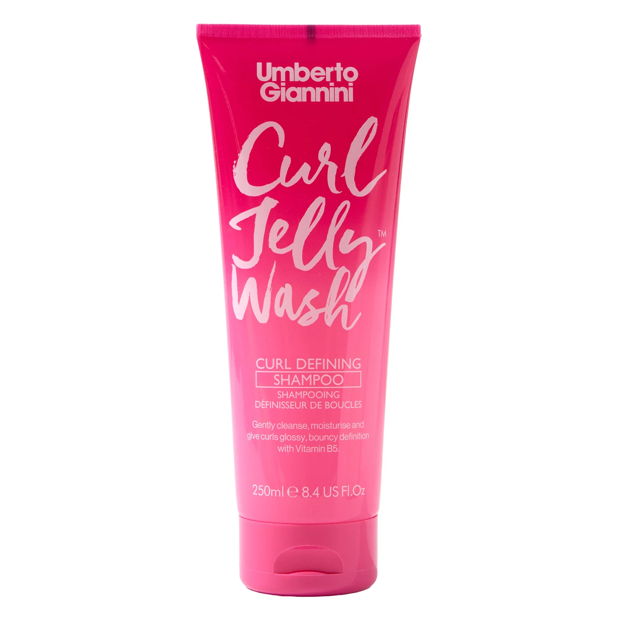 Shampoing Umberto Giannini Curl Jelly Wash Vegan, pour cheveux bouclés ou ondulés - 250 ml