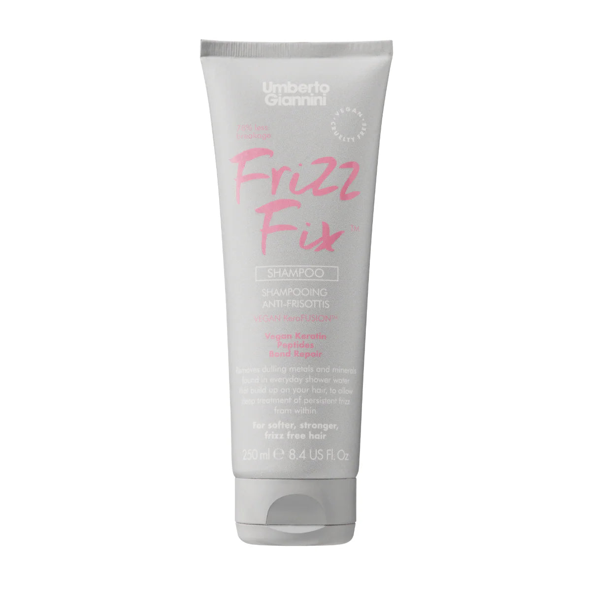 Shampoing Umberto Giannini Frizz Fix pour cheveux secs et abîmés - 250 ml