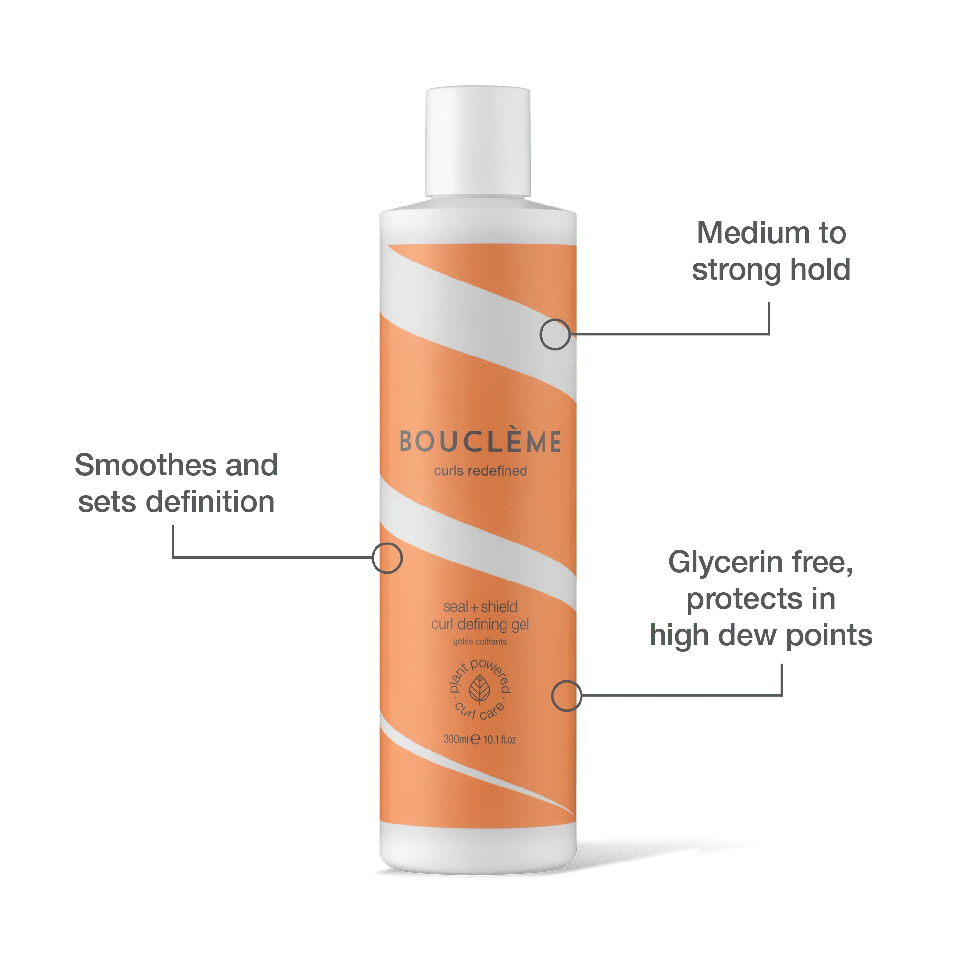 Gel Définisseur de Boucles Bouclème Seal + Shield 300 ml